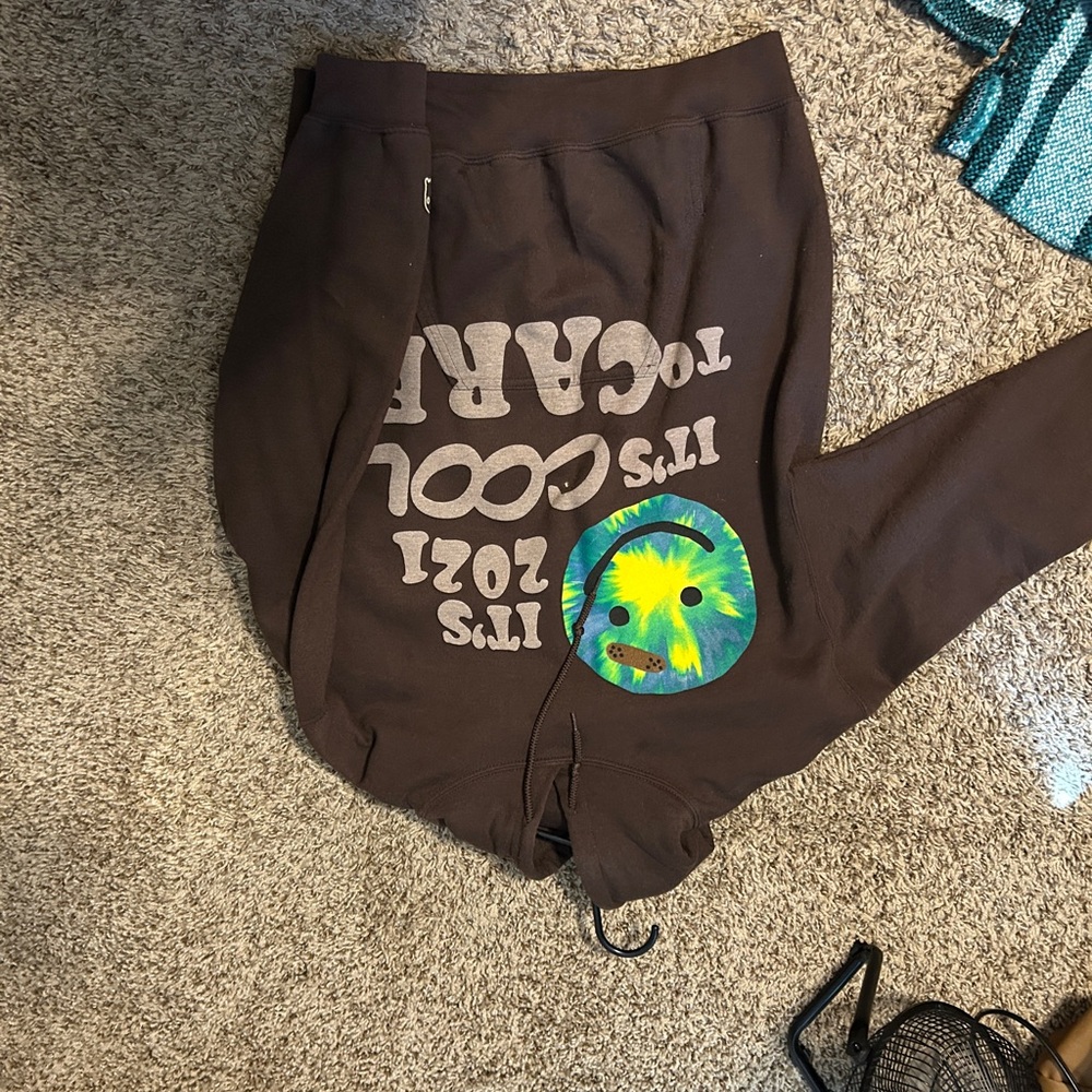 LONELY GHOST Brown Jacket